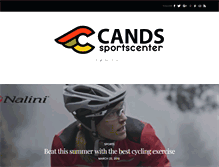 Tablet Screenshot of candssportscenter.com